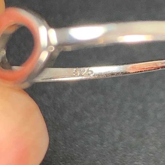 Sterling Silver 925 Infinity Band, Minimalist Design, 6mm Wide .75mm Band Size 9 - Picture 11 of 11